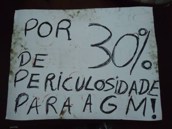 O cartaz que Gabriela Feliciano desenhou para mim e que carreguei. Foto de Juliana Machado Amstalden